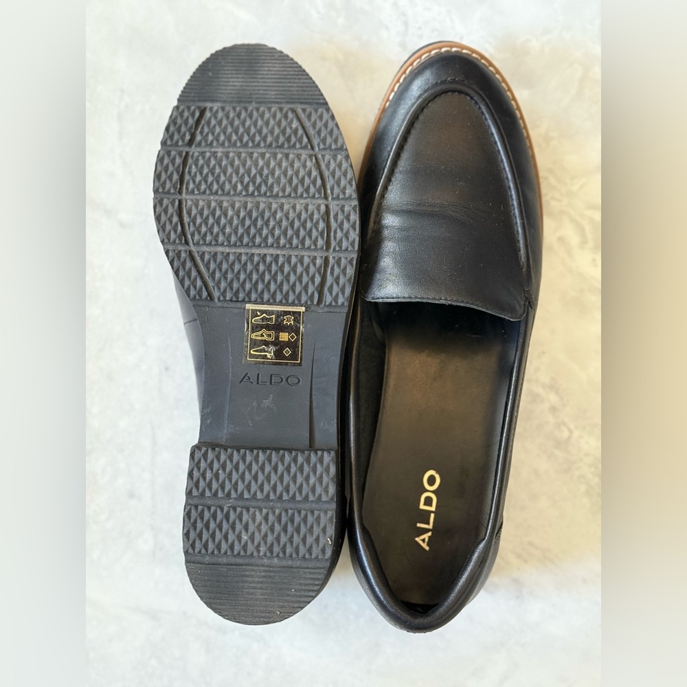ALDO Women’s Black Loafers, 6.5 - Picture 4 of 6